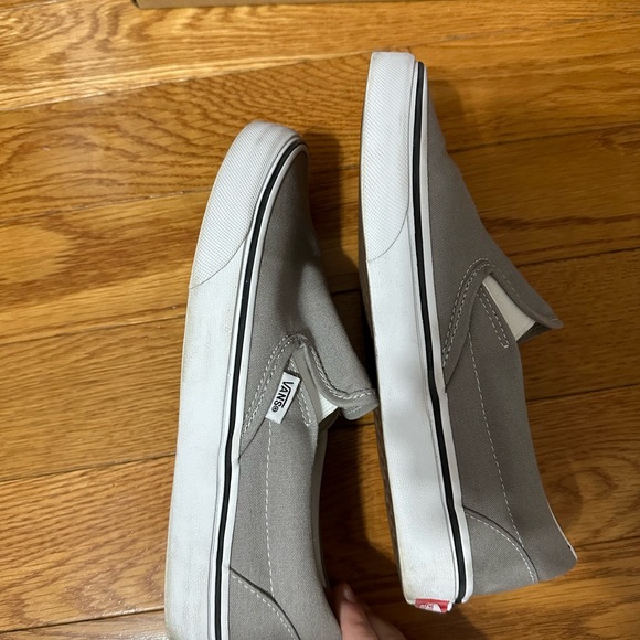 Women’s Gray Slip On Vans Size 7.5 - Picture 14 of 15